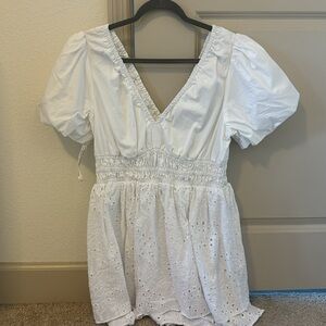 Lilly Pulitzer Axelle Eyelet Romper ( shorts underneath are cut out)